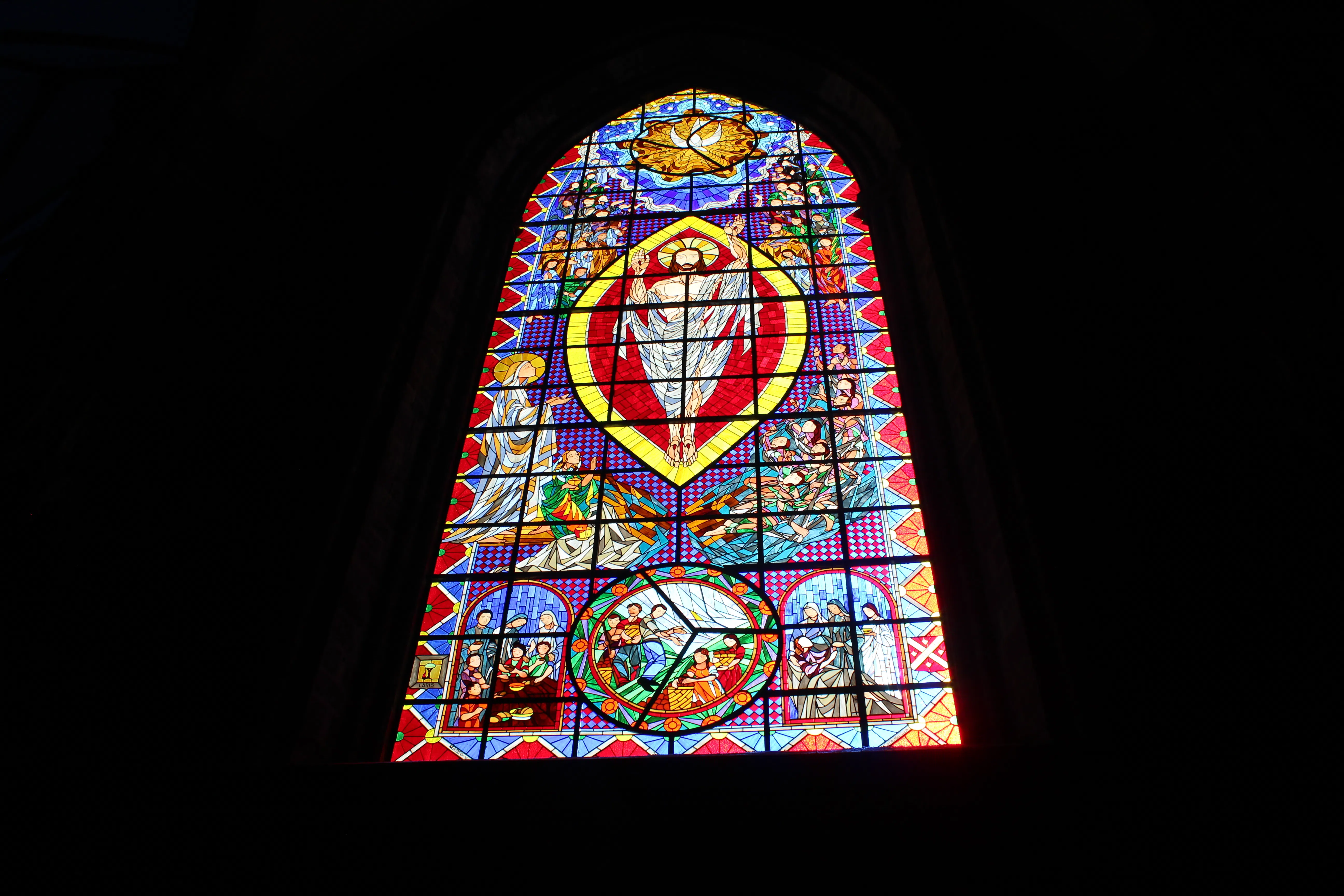 Vitral Jesucristo resucitado
